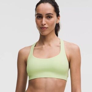 [SHIPS APRIL] Lululemon Free to Be Wild Strappy Sports Bra - Lemon Grass